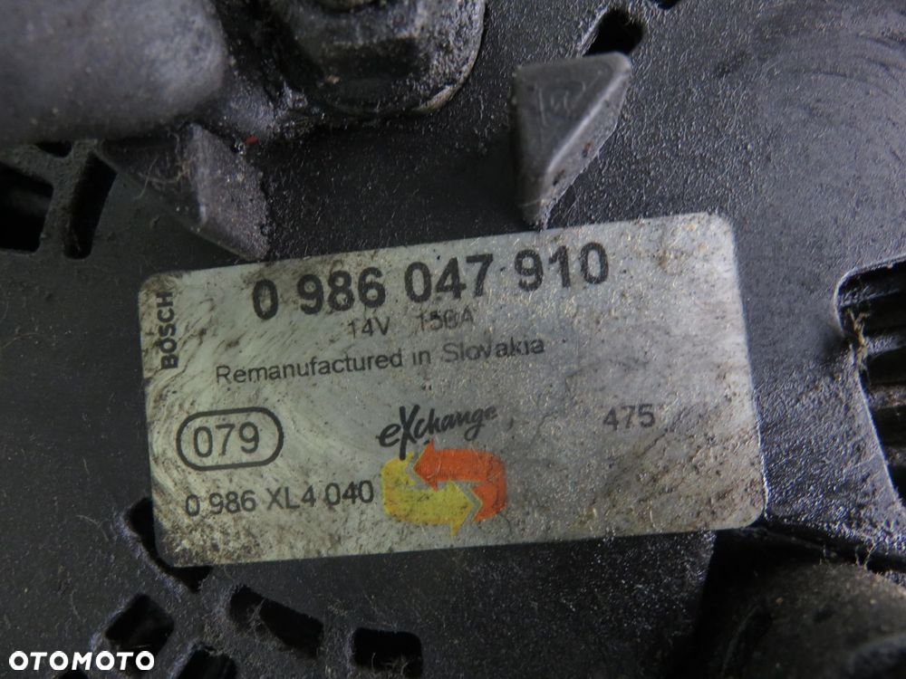 ALTERNATOR FORD TRANSIT VI -2.2 TDCi 0986047910 0986XL4040 - 3