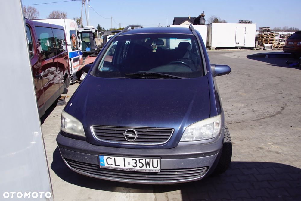 Auto na części - Opel Zafira A 1.8 16V 125 KM Z18XE F17 36U 2002R Silnik Skrzynia Drzwi Maska Zderzak Błotnik Klapa Klamka Lampa Lusterko Szyba Deska Kokpit Sterownik Moduł Czujnik Licznik Wyświetlacz Panel Kierownica - 8