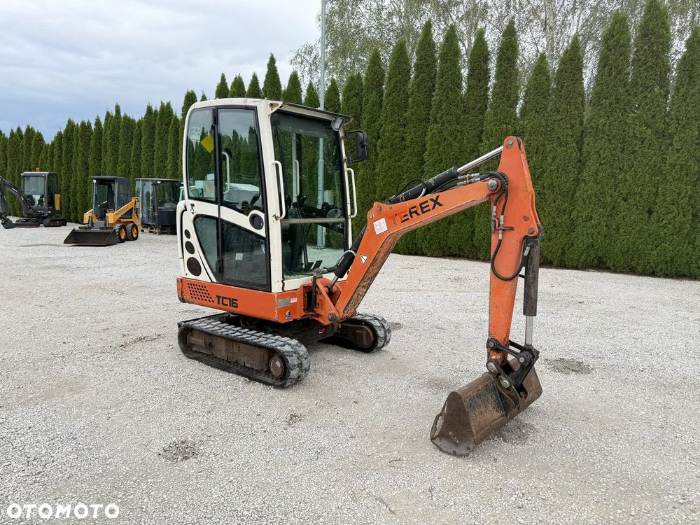 TEREX TC 16 MINIKOPARKA / ORYGINAŁ / Z NIEMIEC / SZYBKOZŁĄCZE / koparka schaeff jcb kubota hitachi yanmar bobcat zx 19 e17 KX018 PC 18 SV 18 20 czesci hydraulika - 10