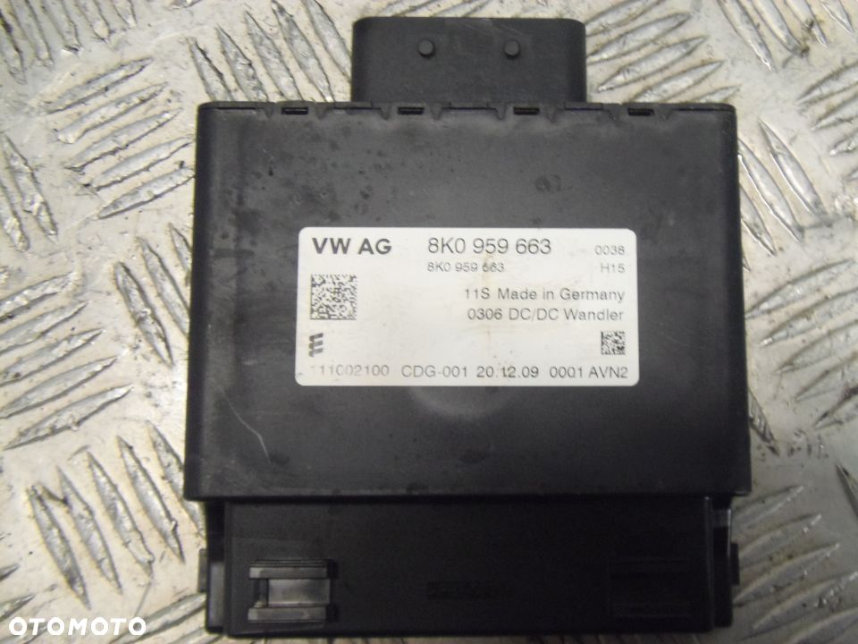 MODUŁ STABILIZATOR NAPIĘCIA AUDI A4 B8 A5 8T Q5 8K0959663 - 1