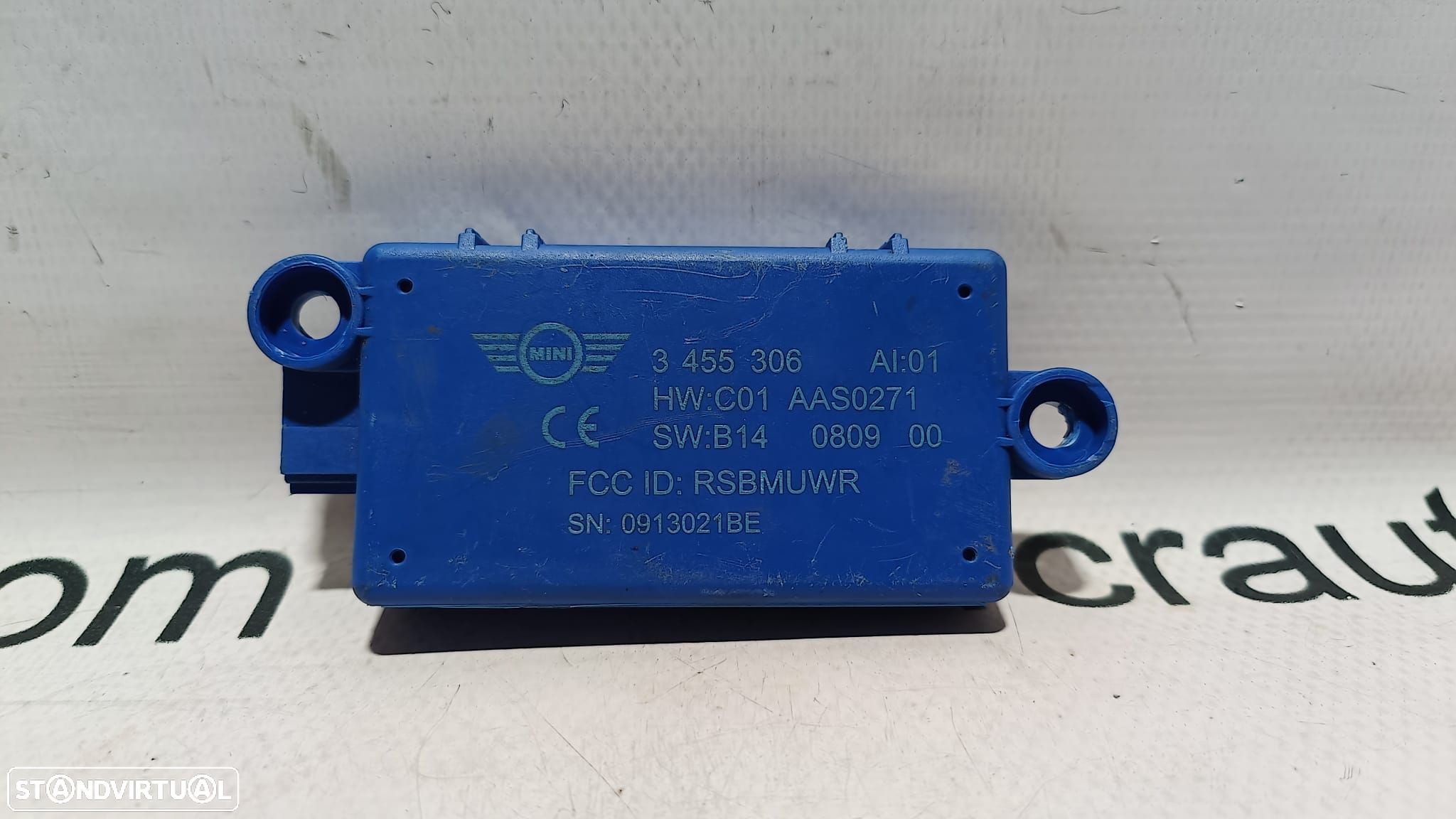 CENTRALINA MODULO ALARME UNIDADE CONTROLO MINI COOPER S R57 CABRIO R57 LCI 65753455306 3455306 - 1