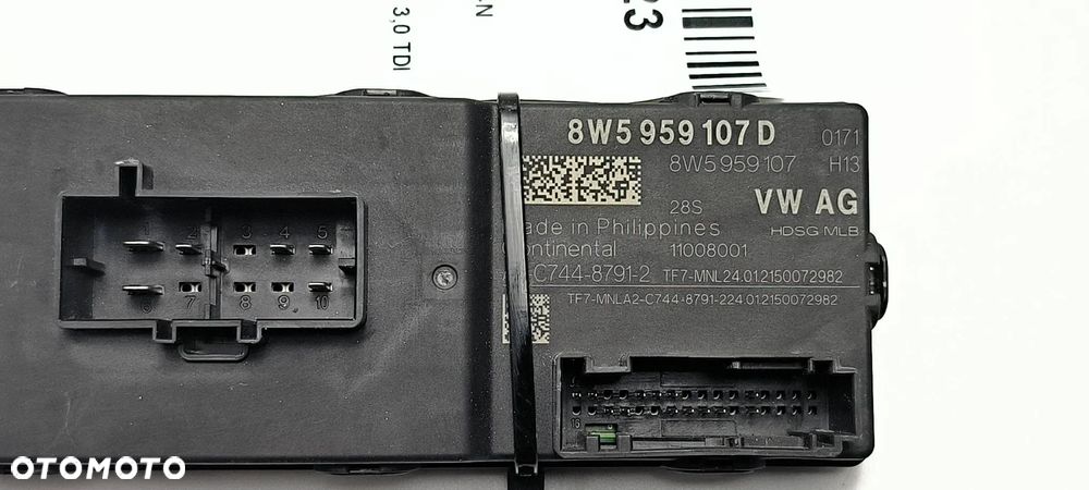 AUDI A8 L S8 D5 4N 3.0 TDI 2021 8W5959107D Moduł klapy - 2