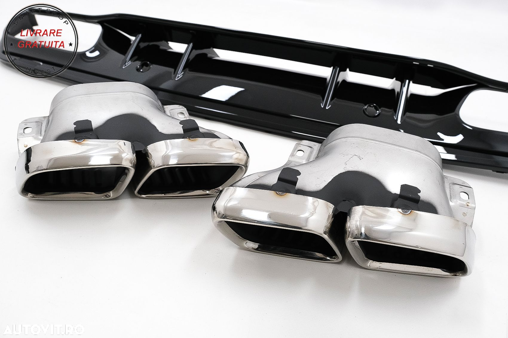 Difuzor Mercedes C-Class W205 S205 (2014-2020) C63S Design cu Ornamente pentru bar- livrare gratuita - 12