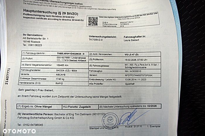 Skoda RAPID 1.6 TDI DSG Ambition - 22