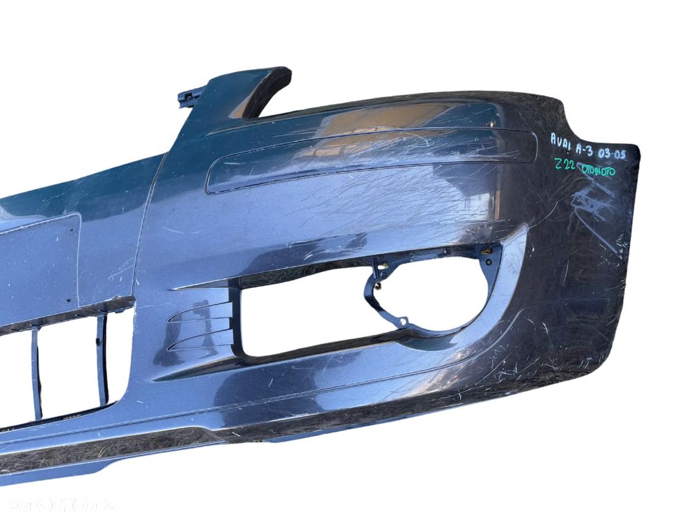 ZDERZAK PRZEDNI AUDI	A3 8P	PRZÓD	2003-2005	OE UŻYWANY	8P3807437 CZARNY - 3