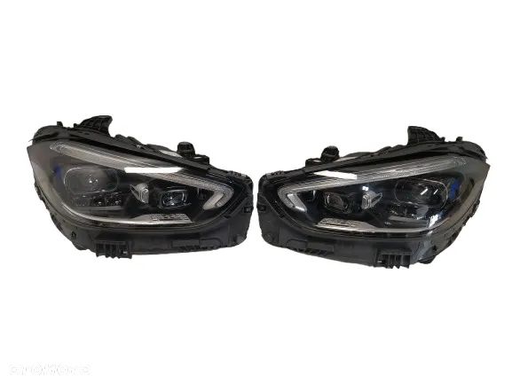 MERCEDES C-KLASA W206 LAMPA LAMPY REFLEKTOR REFLEKTORY PRZÓD PRZEDNIE LEWA PRAWA DIGITAL LIGHT PRZETWORNICE KOMPLETNE ORYGINAŁ - 1