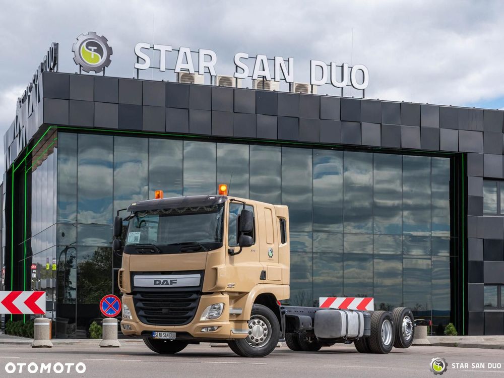 DAF CF370 6x2 podwozie rama do zabudowy - 8