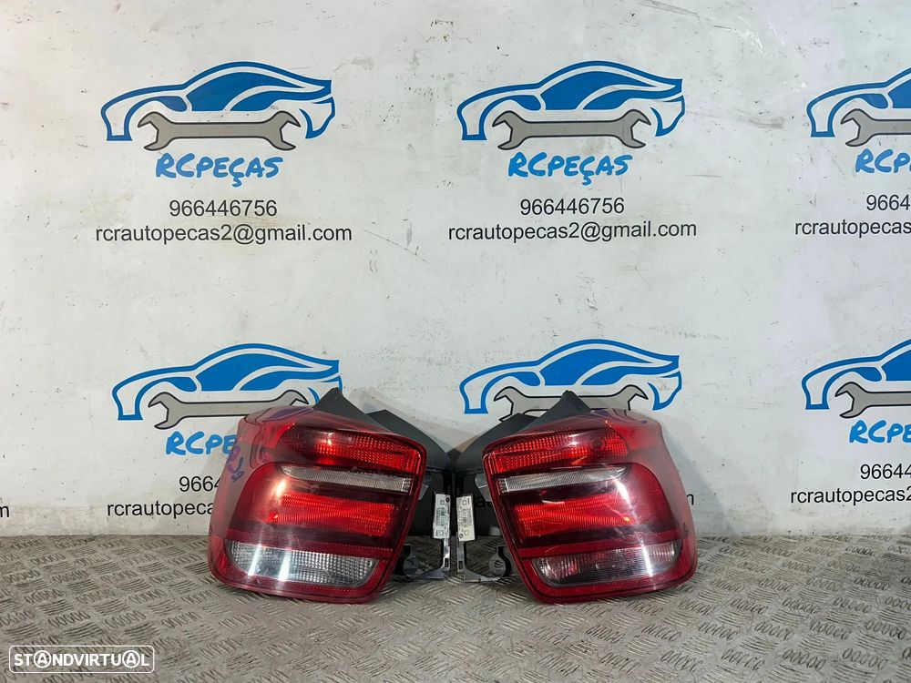 .Farolins Tras Traseiros Esquerdo Direito Originais BMW Serie 1 F20 5 portas F21 2 portas 2011 - 2019 - 1