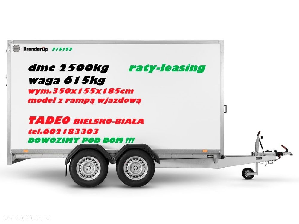 Brenderup CD350TBR2500 Cargo kontener rampa