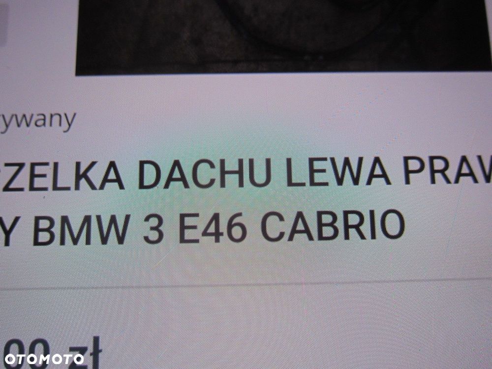 BMW E46 CABRIO USZCZELKA DACHU LEWA PRAWA KAROSERYJNA - 10