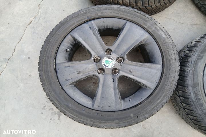 Jante aliaj cu anvelope 17 - set 5L0601025B 7.0J17H2 ET45 225/50 R17 - 4