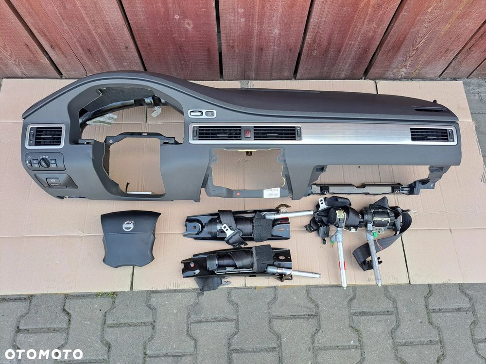 VOLVO V70 III / XC70 II / S80 II DESKA KONSOLA AIRBAG PODUSZKI PASY ORYGINAŁ 06-13R