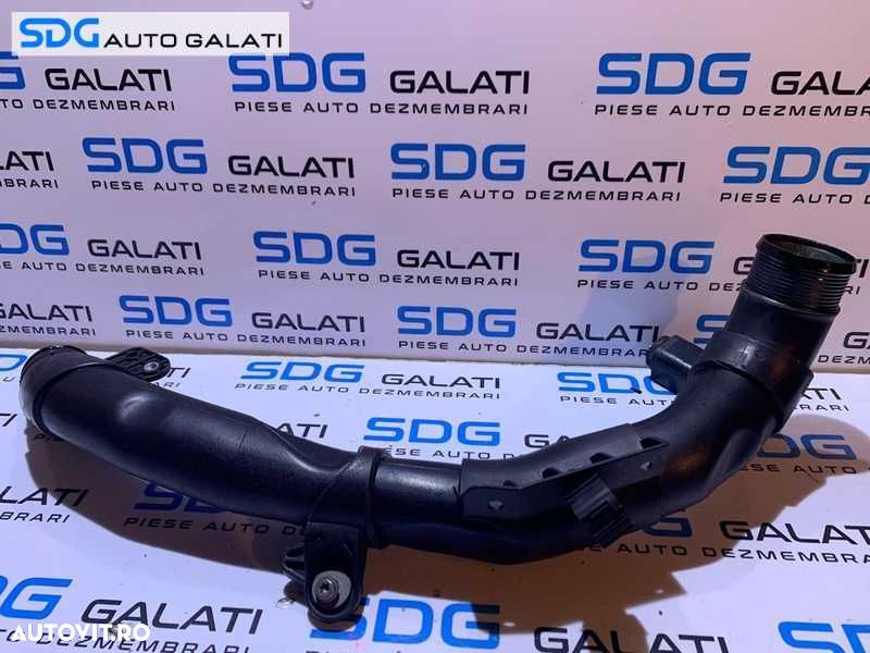 Conducta Presiune Aer Radiator Intercooler Turbo Turbina Turbosuflanta Skoda Superb 2 2.0 TDI CBBB 2008 - 2013 Cod 5N0145840F 1K0145840AB - 1