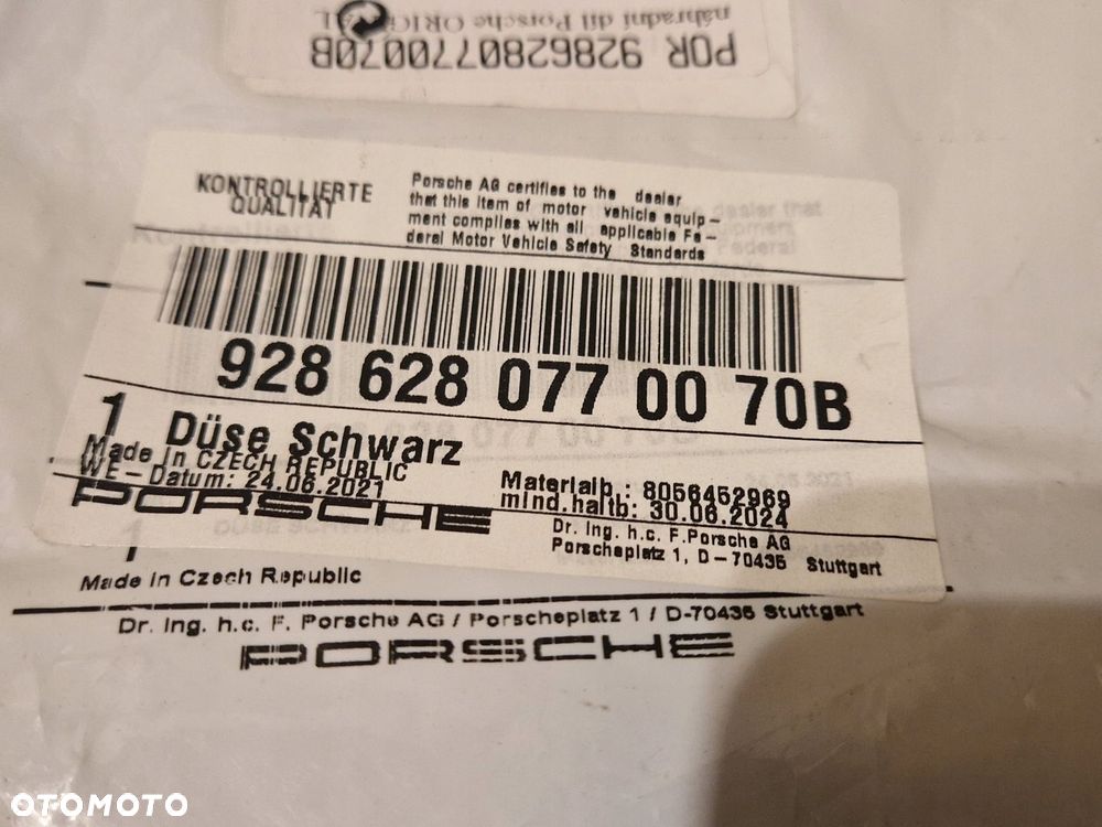 Porsche 911 944 928 924 968 Dysza spryskiwacza, podgrzewana, Prawa NOWA OE - 4