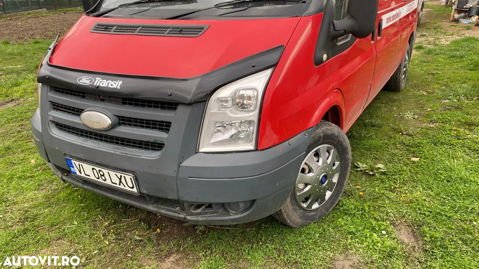 Accesori Ford Transit , deflector capota,parasoalr,capace roti,oglinzi cromate - 5