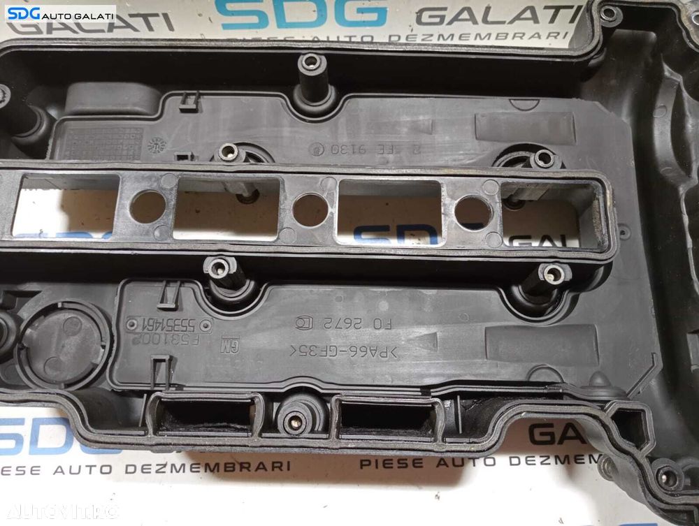 Capac Culbutori Chiulasa Chiuloasa Motor Opel Corsa D 1.2 B Z14XEP 2006 - 2014 Cod 55351461 F531002 [M5265] - 5