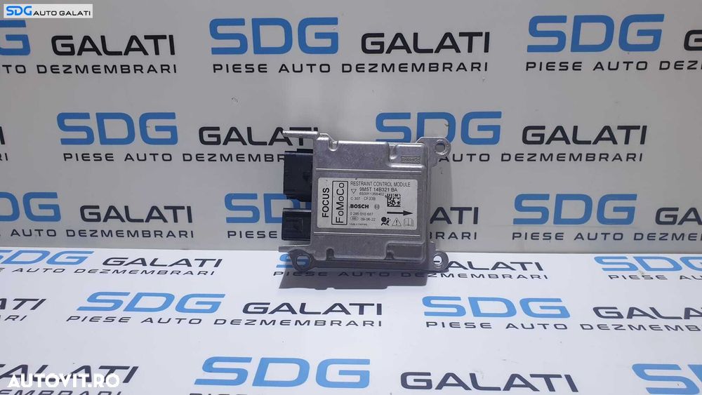 Unitate Modul Calculator Airbag - uri Ford Focus 2 2004 - 2010 Cod 9M5T-14B321-BA 0285010687 [L3717] - 1