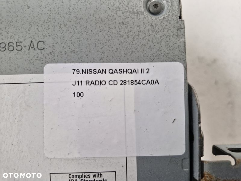 NISSAN QASHQAI II 2 J11 RADIO CD 281854CA0A - 7