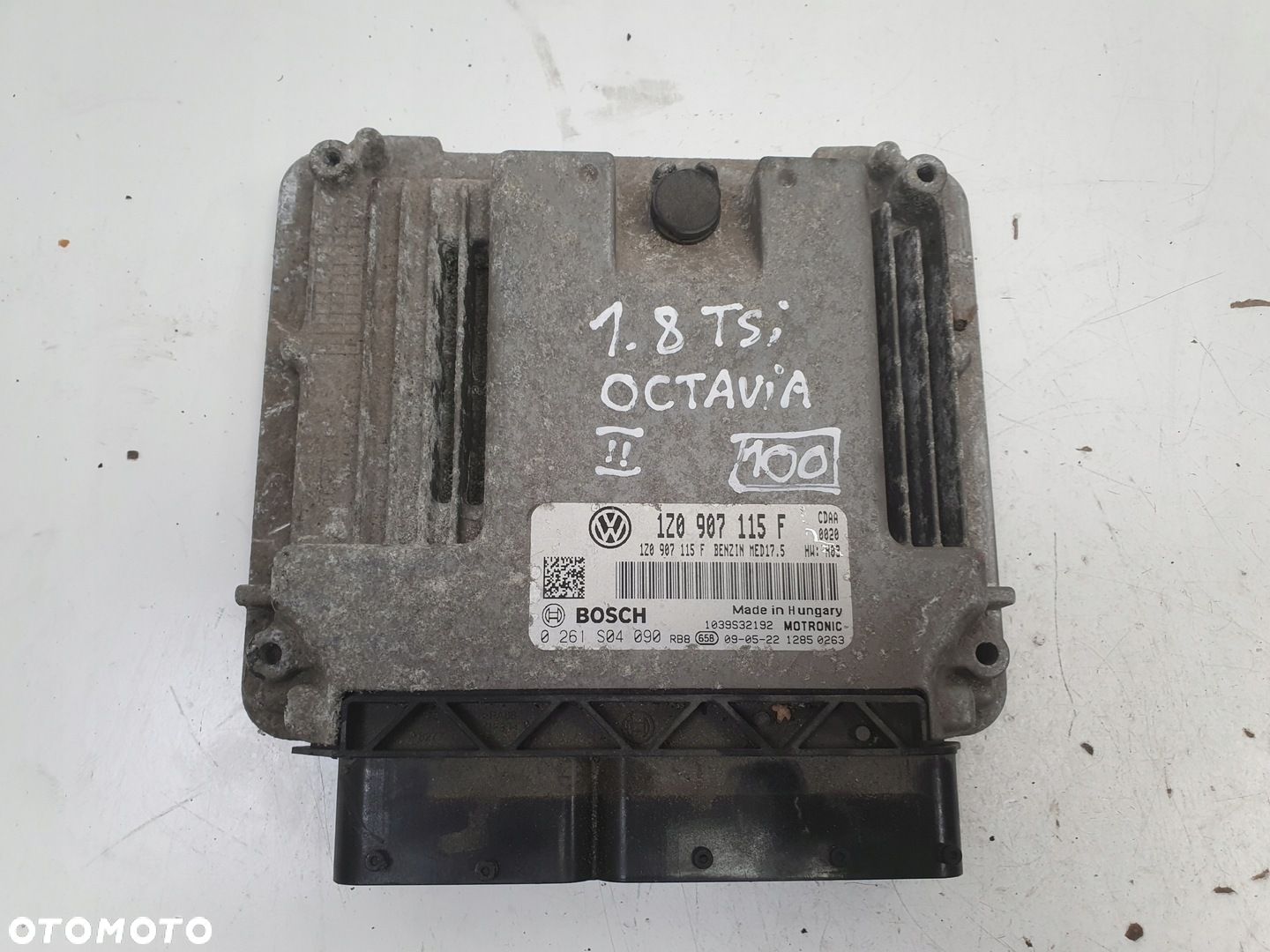 Skoda Octavia II lift 1.8 Tsi CDAA STEROWNIK SILNIKA komputer 1Z0907115F - 1