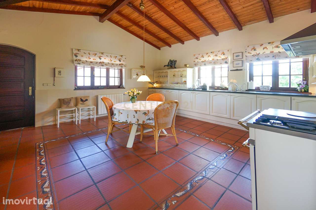 Moradia T5 com piscina, terraços, sauna,adega,arrúmos, jardim,garagens - Grande imagem: 4/51