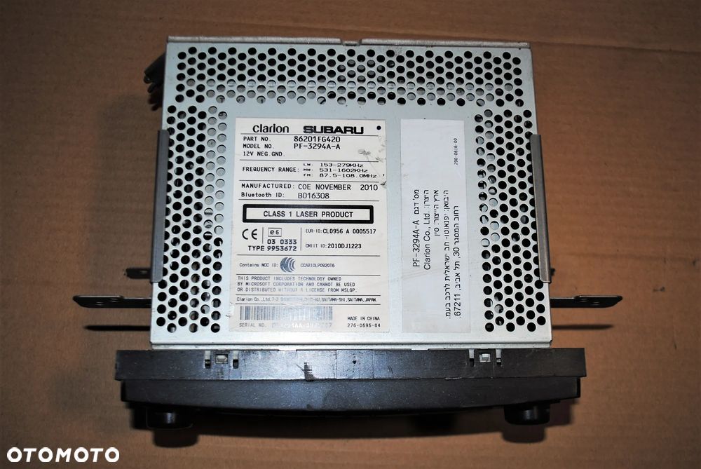 Radio Subaru Impreza 2010r. - 4