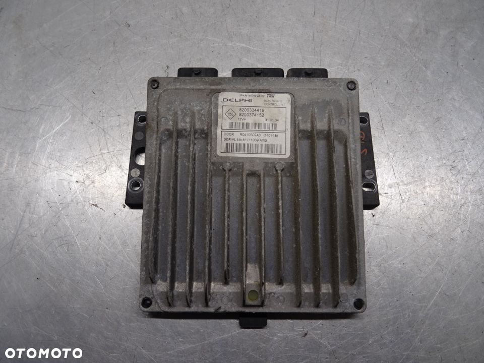 RENAULT MEGANE II SEDAN 02-05 1.5DCI KOMPUTER STEROWNIK SILNIKA 8200334419 - 1