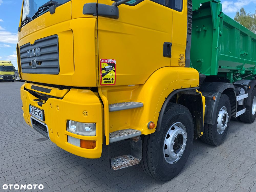 MAN TGA 35.430 8x4 MEILLER HYDROBURTA ładne i zadbane - 9