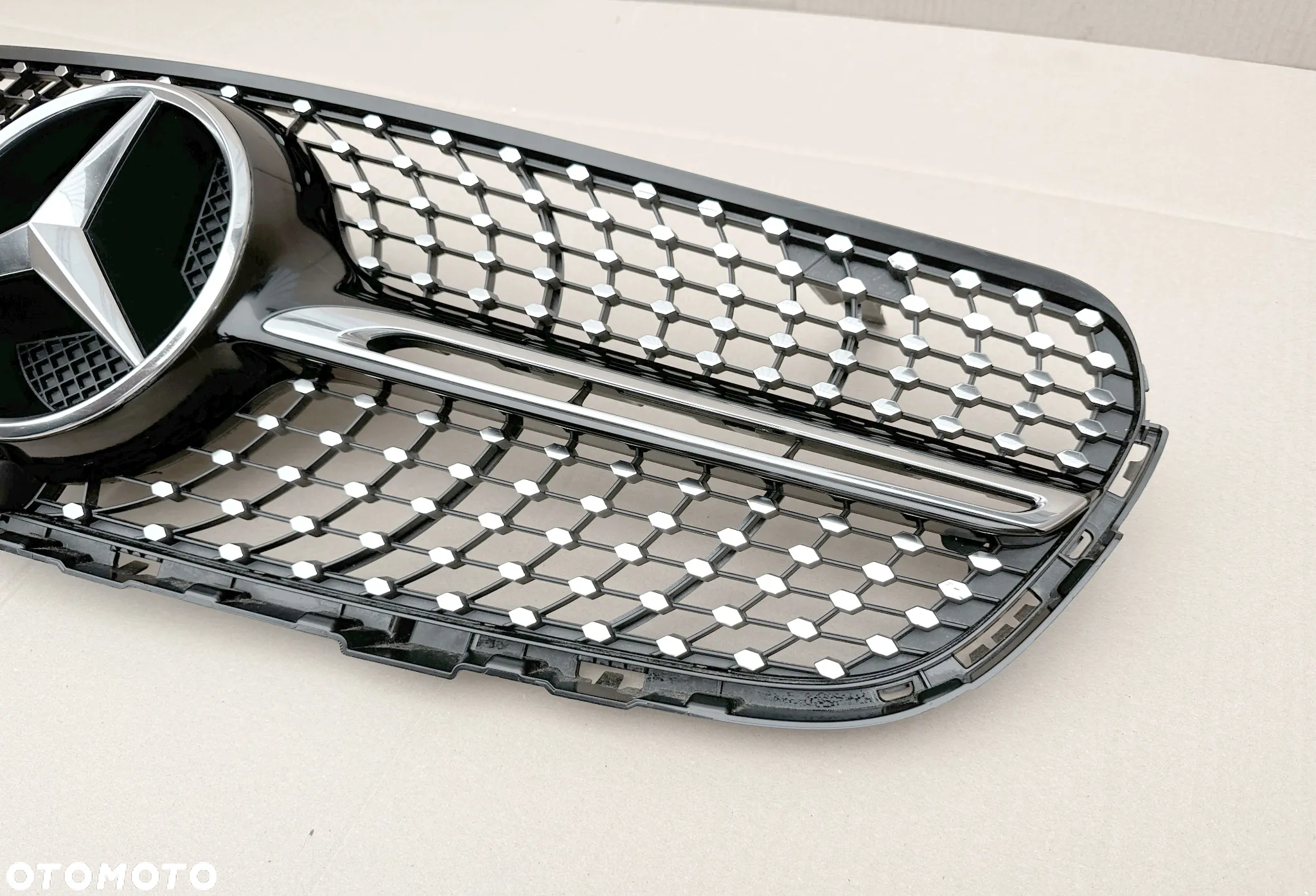 GRILL ATRAPA Mercedes W253 A253 GLC AMG DIAMOND, pod KAMere - 2