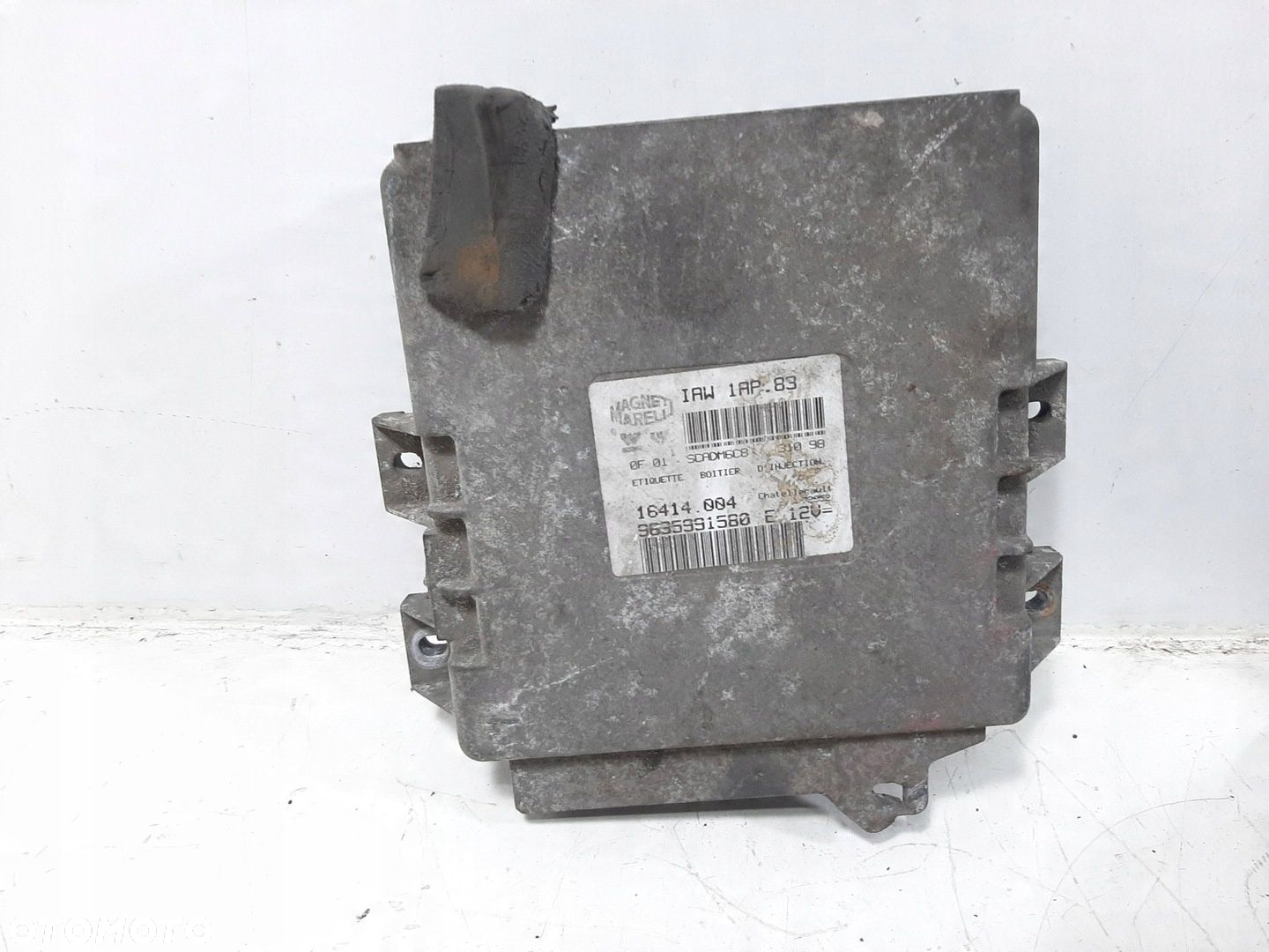 PEUGEOT 206 1.1 8V 98R STEROWNIK SILNIKA ZESTAW MAGNETI MARELLI 9635991580 - 2