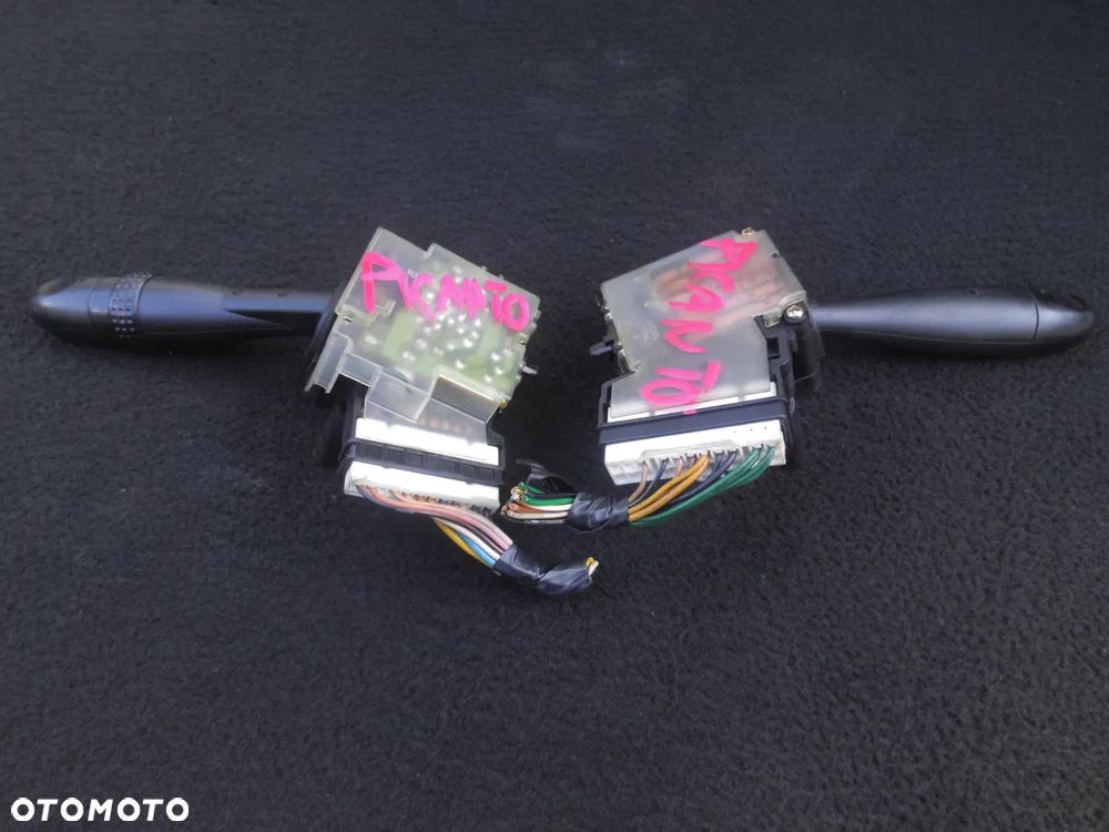 KIA PICANTO I PRZEŁĄCZNIKI MANETKI KOMPLET LEWA PRAWA 75733A 32932A WTYCZKI INSTALACJA - 7