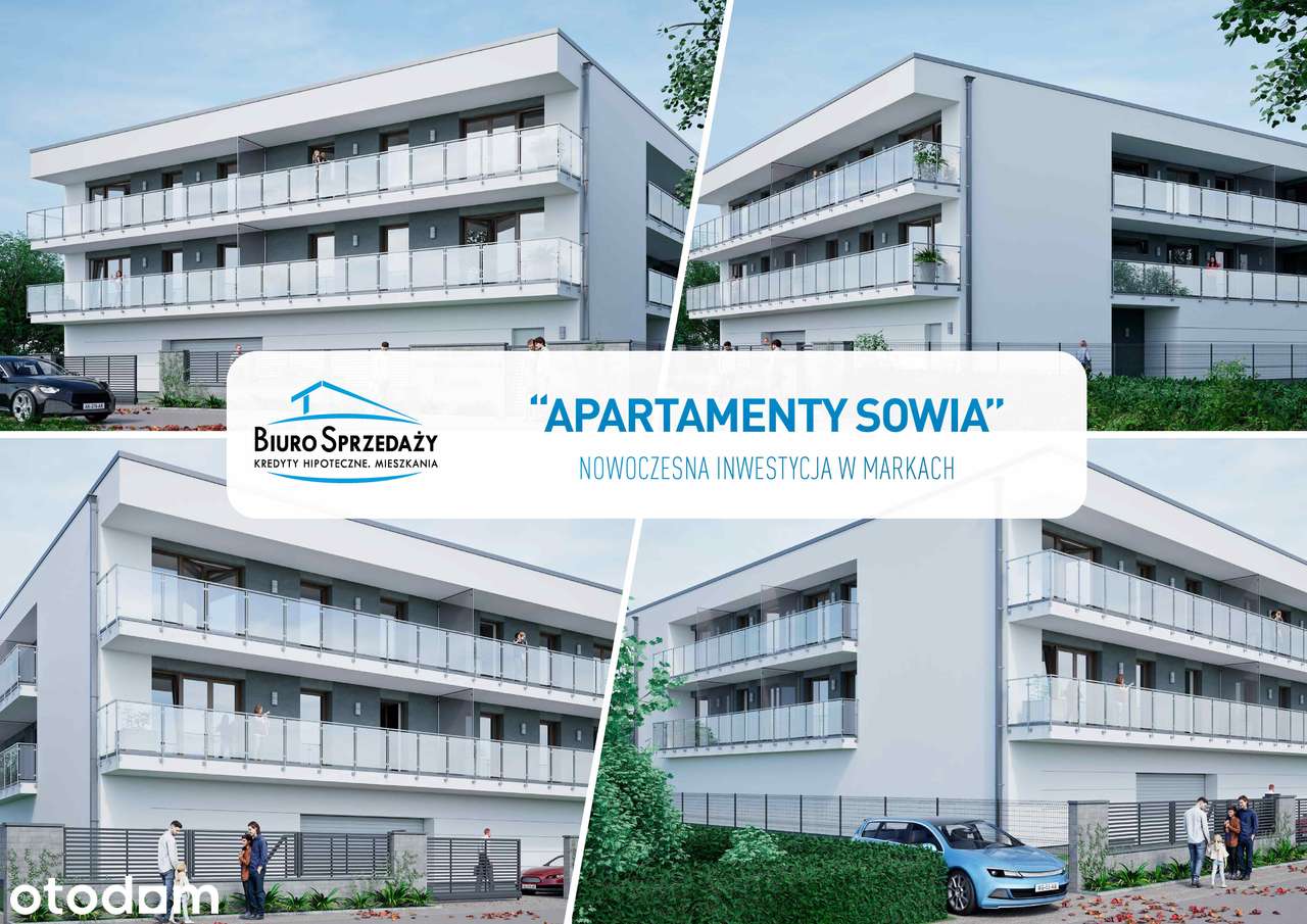3 POKOJE W APARTAMENTOWCU Z TARASEM I BALKONEM+GARAŻ