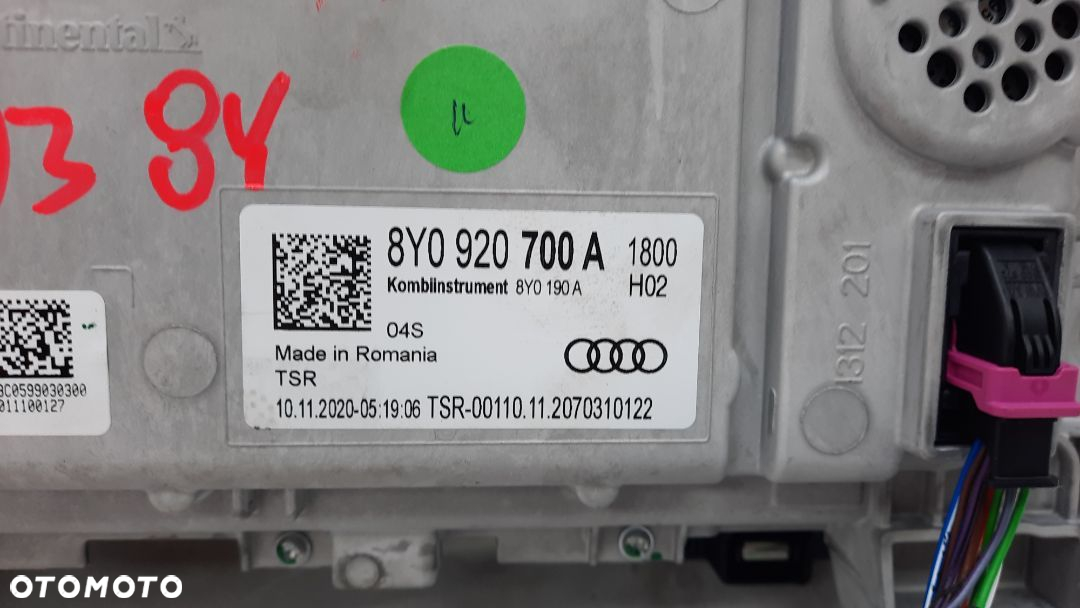 AUDI A3 S3 RS3 8Y0920700A LICZNIK ZEGARY VIRTUAL - 7