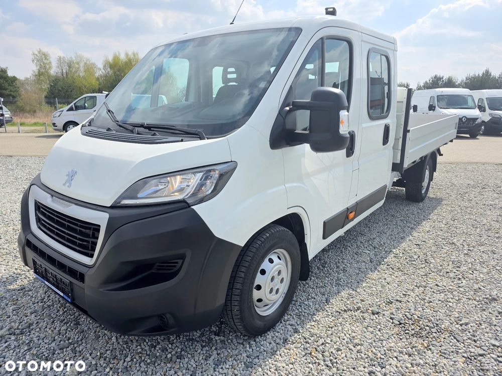 Peugeot BOXER 2,0 HDI 163 KONNA DOKA BRYGADÓWKA 7 OSOBOWA 3M SKRZYNIA KLIMA WEBASTO 138T/KM PRZEBIEGU GWARANCJA 16 CALOWE KOŁA - 1