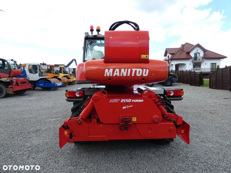 Manitou MRT2150 ROTO / Sprowadzona / Pilot , wciągarka, łyżka + widły / - 5