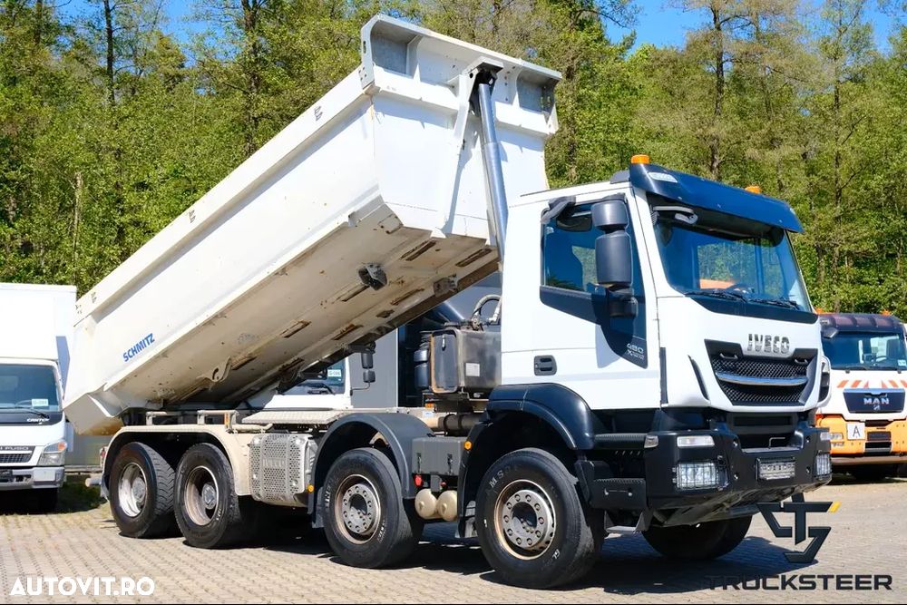 Iveco X-Way 480 | E6 | 8x4 | HARDOX | Schmitz 18m3 - 3