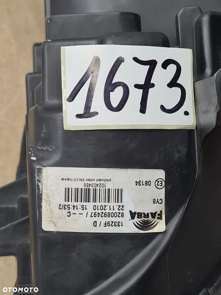 RENAULT CLIO III 3 LIFT LEWA LAMPA LEWY PRZÓD PRZEDNIA 8200892497 - 6