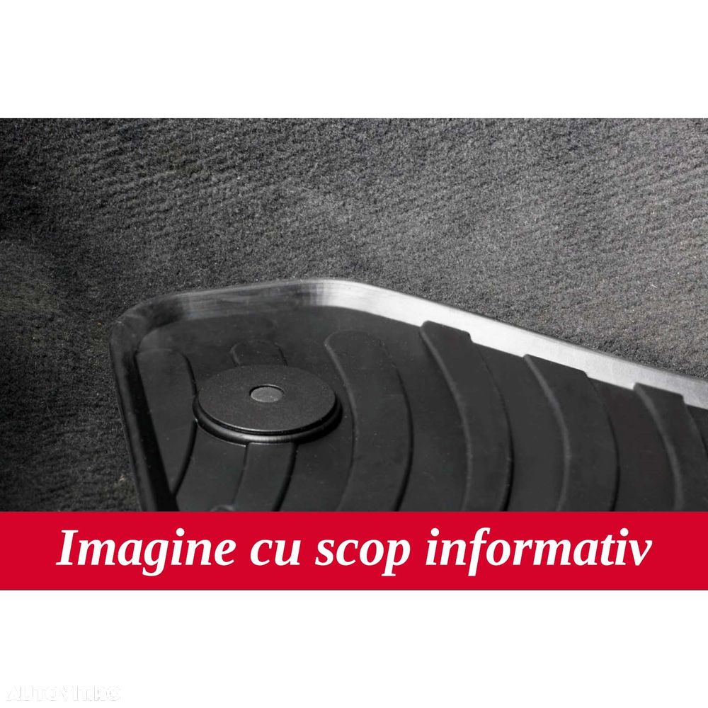 Set covorase auto din cauciuc Citroen Jumpy, Peugeot Expert, Toyota Proace, 05.2016-> versiuni cargo, Opel Vivaro 07.2019-, Gledring 3 buc. - 1