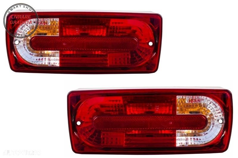 Stopuri Mercedes W463 G-Class (1989-2015) Rosu Clar G55 Look- livrare gratuita - 1