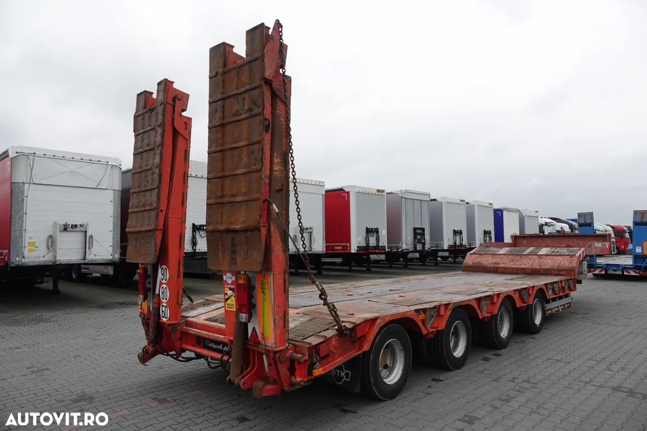 Kaiser REMORCĂ CU ÎNCĂRCARE MICĂ KAISER / GVW:  72.000 KG! / 4 AXI / AXIE DIRECTION / IMPORTAT - 7
