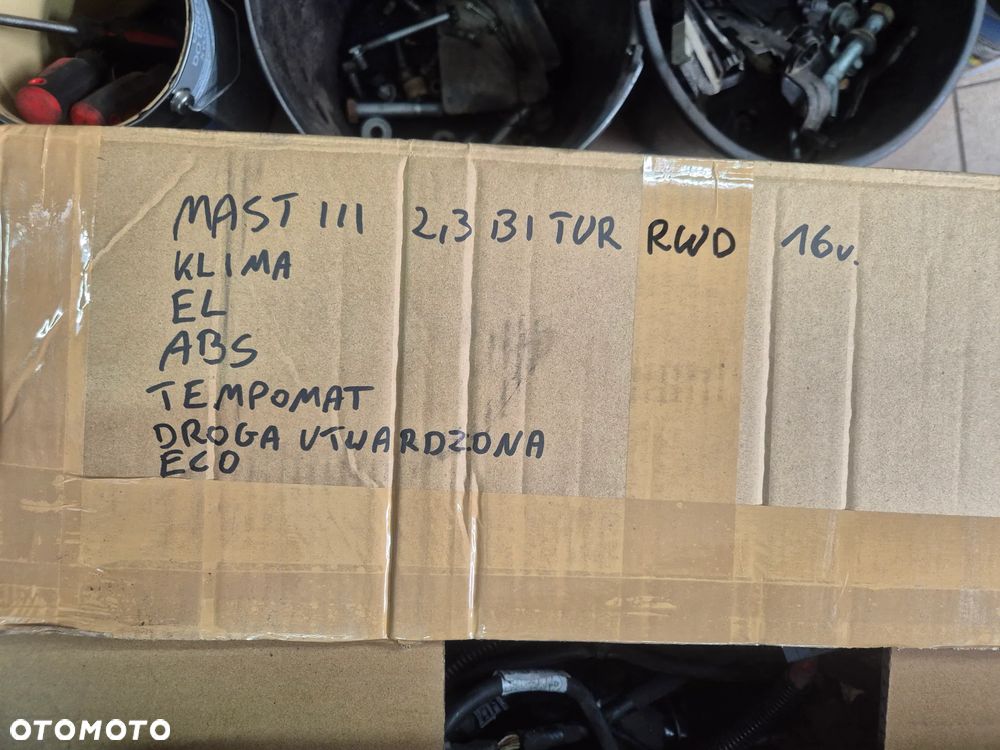 WIĄZKA ELEKTRYCZNA SILNIK KBINA RWD TYŁ NAPĘD MASTER III MOVANO B  NV400 2.3 BITURBO 14r.+ - 2
