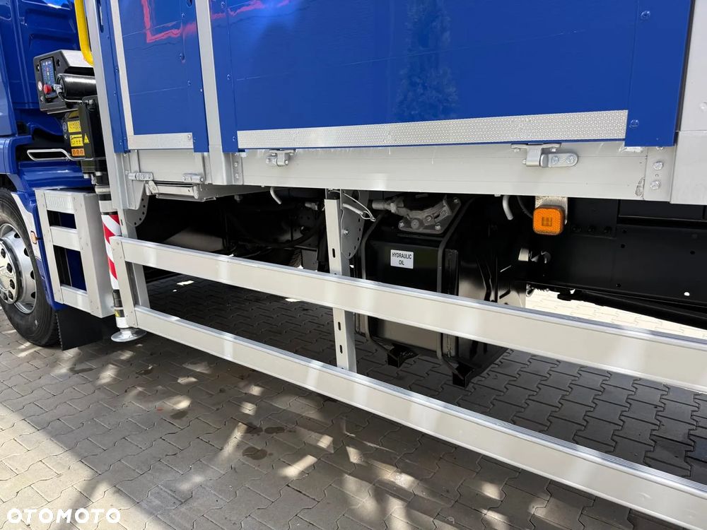 MAN TGM TGL TGS 18.250 E6 //skrzyniowy z HDS // 4x2 // żuraw HMF 1420 K2 HDS dzwig kran crane budowlanka - 19