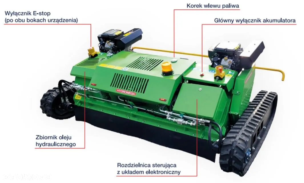Inny ROBOT KOSZĄCY HYDROMEGA BG-1800 - 2