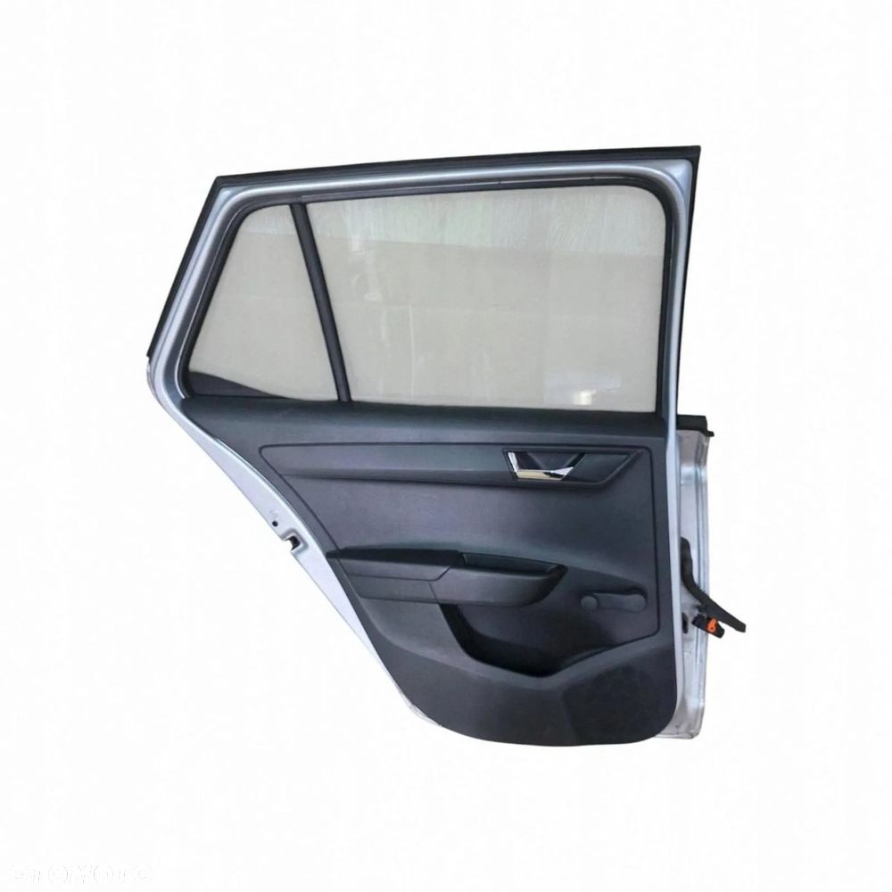 DRZWI TYLNE TYŁ LEWE KOMPLETNE SKODA FABIA III HB HATCHBACK 5D KOLOR LA7W - 6