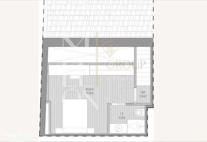 Apartamento T1+1 junto ao Campus Universitário da Asprela com varanda - Grande imagem: 5/7