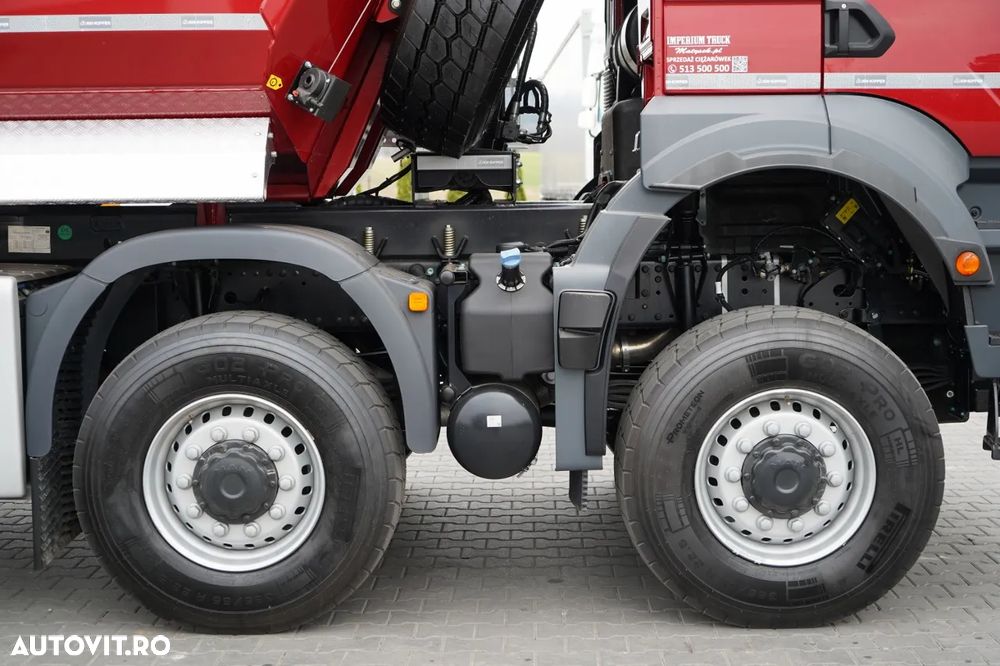 MAN TGS 41.480 / 8X8 / ​​BASCULATOR / AUTOMAT / NOU-NOUȚ / ECHIPAMENTE BOGATE / DISPONIBIL IMEDIAT / AUR METALIC / - 20