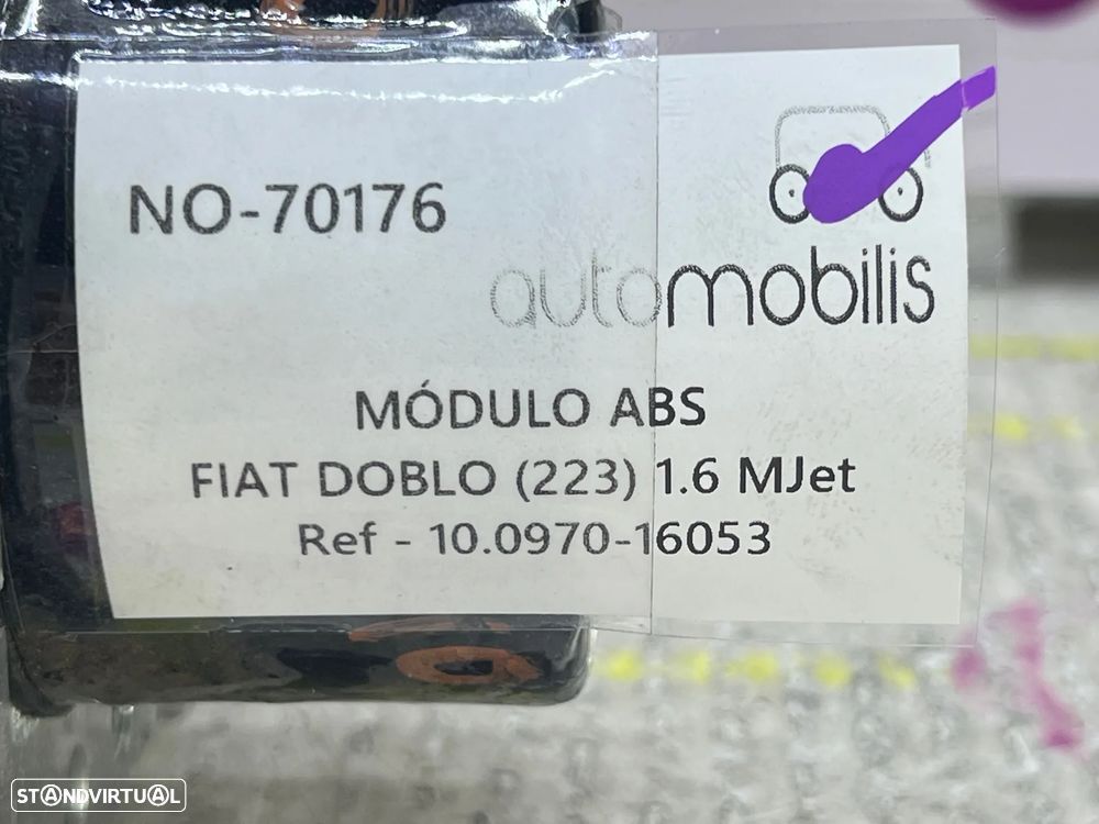 Módulo ABS FIAT DOBLO 1.6 MJet Ref. 10097016053 - NO. 70176 - 5