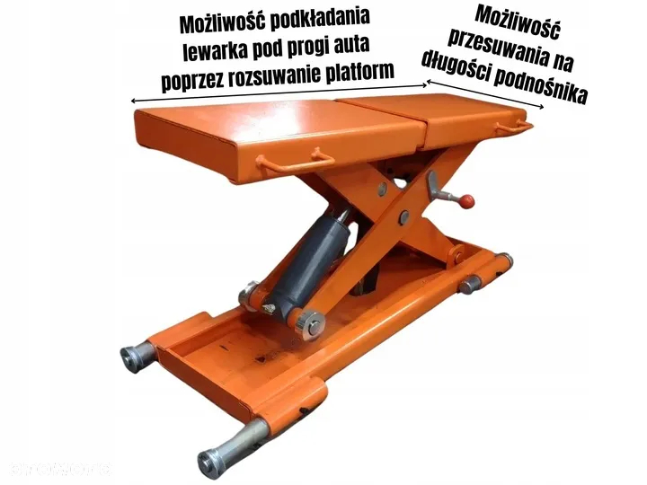 Podnośnik samochodowy warsztatowy, czterokolumnowy, 4T, do geometrii/zbieżności - 5