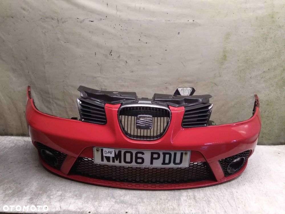 ^ ZDERZAK PRZÓD PRZEDNI SEAT IBIZA 3 III LIFT FL LS3H CZERWONY HALOGENY - 2