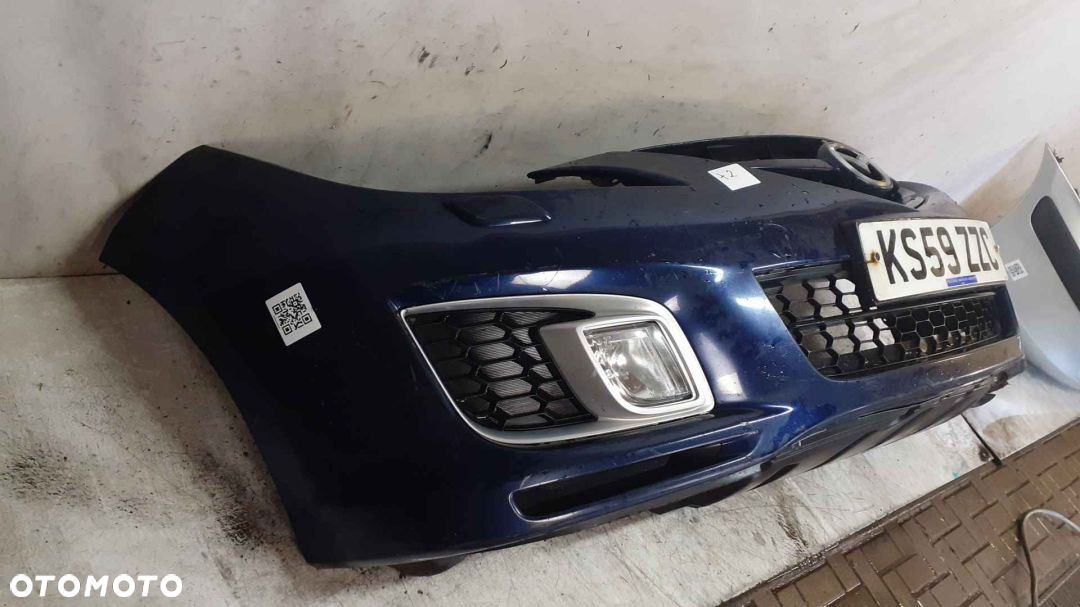 + ZDERZAK PRZÓD PRZEDNI DO MAZDA 6 GH II 2 SPRYSKIWACZE LAMP XENON 35J GRANAT GRANATOWY HALOGENY - 4