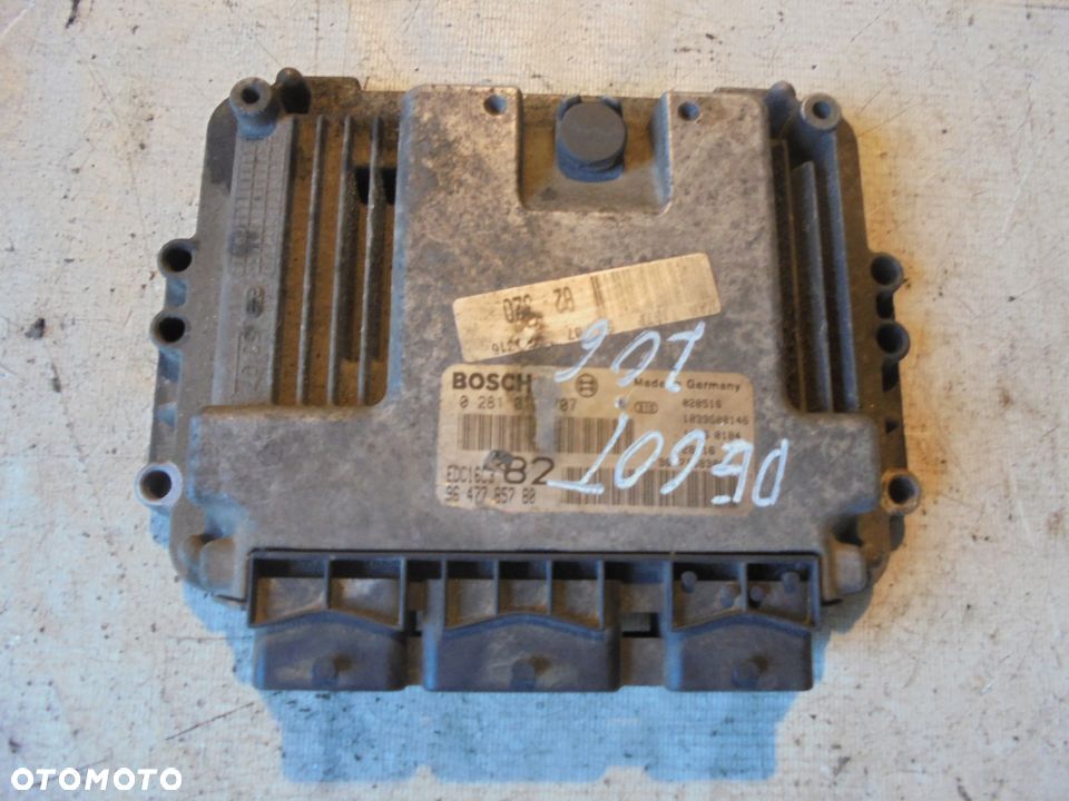 KOMPUTER 9647785780 CITROEN PEUGEOT 206 1.4 HDI - 1